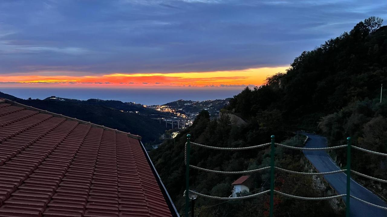 Villa Di Campagna Con Vista Mare 5 Camere Da Letto Pampara エクステリア 写真