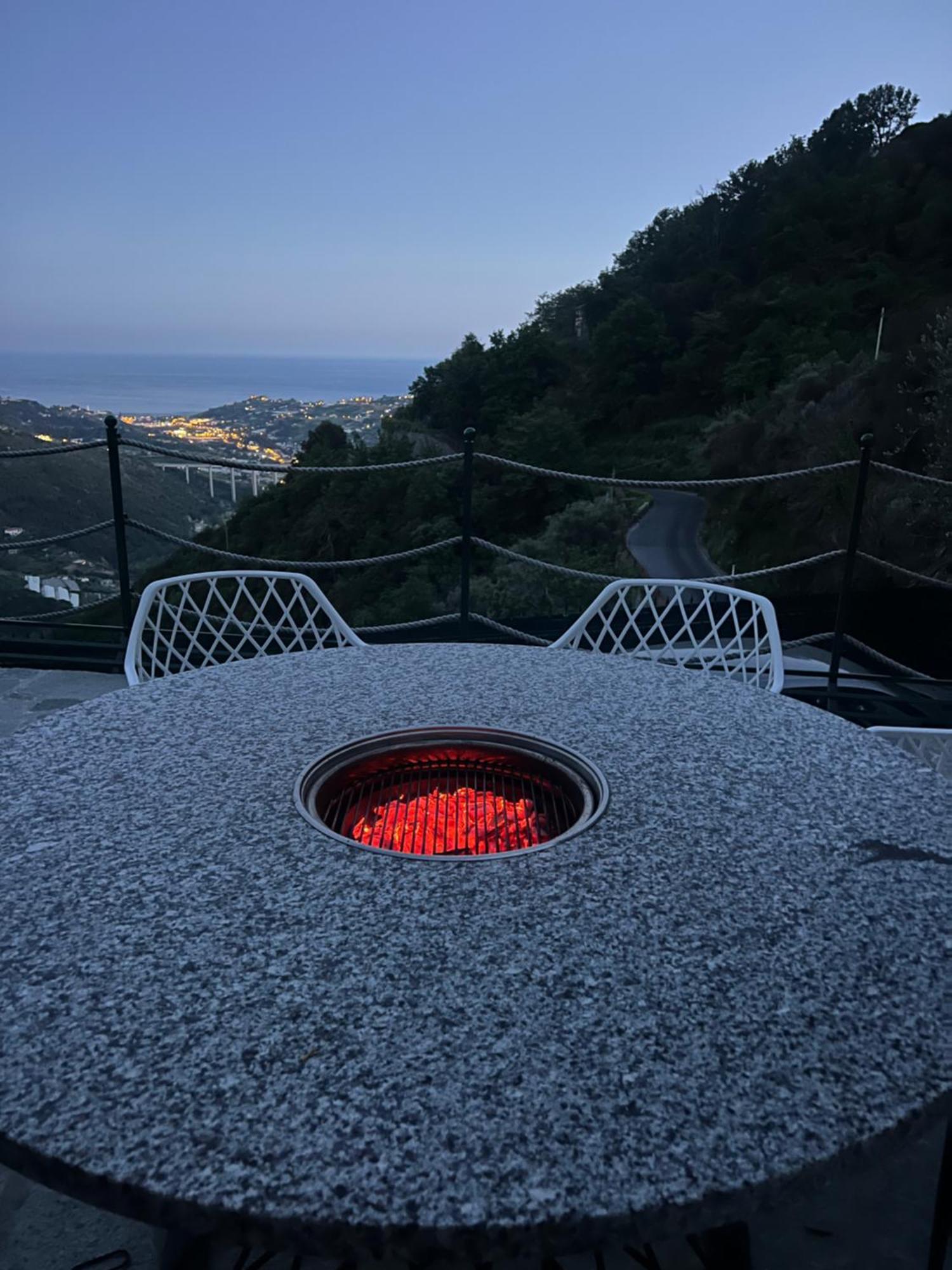 Villa Di Campagna Con Vista Mare 5 Camere Da Letto Pampara エクステリア 写真